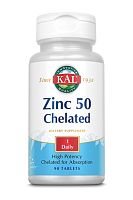 Zinc 50 Chelated 90 таблеток (KAL)