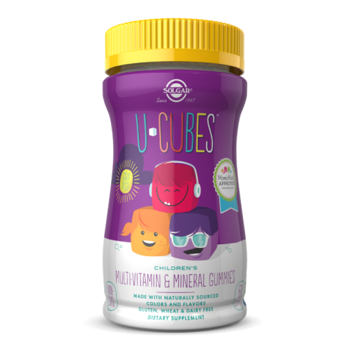 U-Cubes Children’s  Multy-Vitamin & Mineral  60 жевательных мармеладок (Solgar)