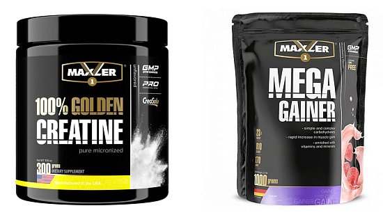 Креатин и гейнер: что лучше, можно ли принимать вместе для набора массы