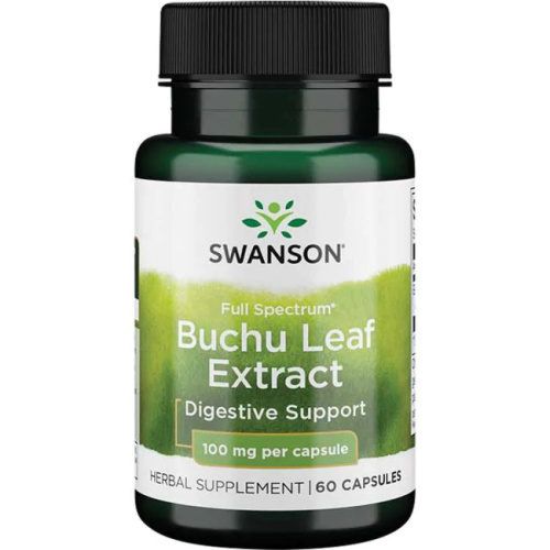 Buchu Leaf Extract 100 mg Full Spectrum (экстракт листьев Бучу) 60 капсул (Swanson)