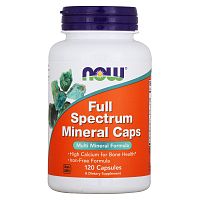 Full Spectrum Mineral Caps 120 вег капсул (Now Foods)