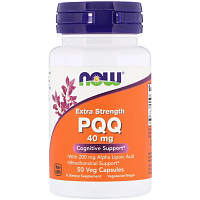 PQQ 40 мг (Пирролохинолинхинон) 50 вег капсул (Now Foods)