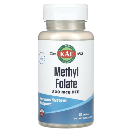 Methyl Folate 800 mcg DFE (Метил фолат 800 мкг) 90 таблеток (KAL)