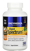 Digest Spectrum (формула для лечения пищевой непереносимости)240 капсул(Enzymedica)