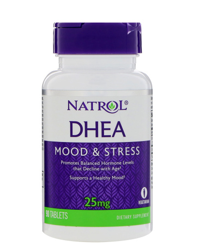 DHEA 25 мг 90 табл (Natrol)_