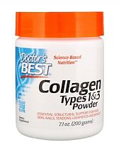 Collagen Types 1 & 3 Powder 200 г (Doctor`s Best)
