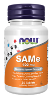 SAM-E 400 мг (S-Аденозилметионин) 30 таб (Now Foods)