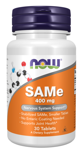 SAM-E 400 мг (S-Аденозилметионин) 30 таб (Now Foods)