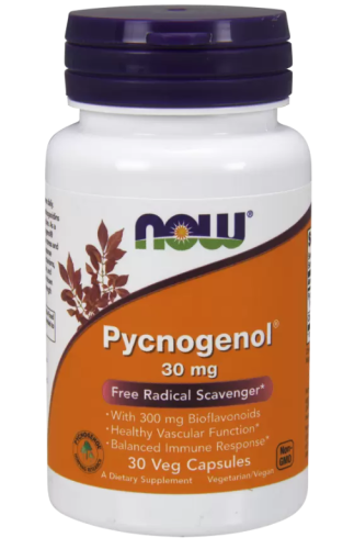 Pycnogenol 30 мг (Пикногенол) 30 вег капсул (Now Foods)