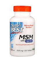 MSM with OptiMSM 1500 mg - 120 таблеток (Doctor`s Best)