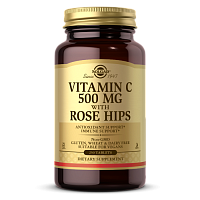 Vitamin C 500 мг with Rose Hips (витамин C с плодами шиповника) 250 таблеток (Solgar)