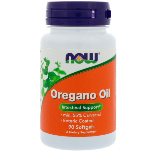 Oregano Oil (Масло Орегано Душица) 90 мягких капсул (Now Foods)