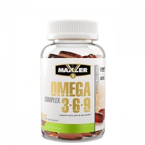 Omega 3-6-9 Сomplex (Комплекс Омега 3-6-9) 90 капсул (Maxler) срок 08/2024