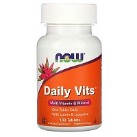 Daily Vits (мультивитамины) 100 таблеток (Now Foods)