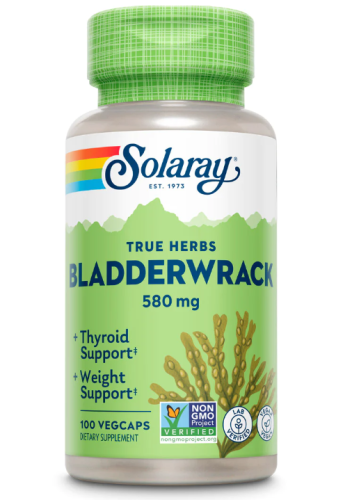 Bladderwrack 580 mg (Ламинария 580 мг) 100 вег капсул (Solaray)