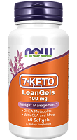 7-Keto LeanGels 100 мг 60 гел капсул (Now Foods)