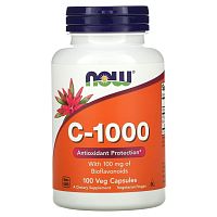 C-1000 (Витамин С с Биофлаваноидами) 100 капс (Now Foods)