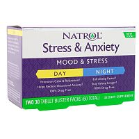 Mood & Stress day &night 60 таблеток (Natrol)