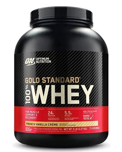 100% Whey Gold Standard 2270 гр - 5lb (Optimum Nutrition) срок 08/23