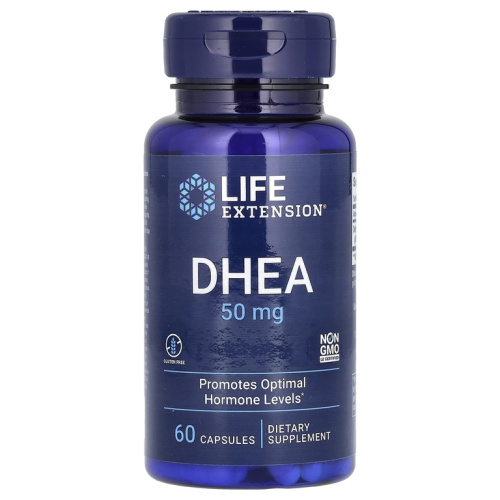 DHEA 50 мг 60 капсул (Life Extension).