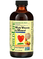 Multi Vitamin & Mineral (Мультивитамины и Минералы для детей) 8 fl oz (237 ml) (ChildLife)