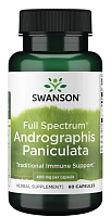 Full Spectrum Andrographis Paniculata (Андрографис метельчатый) 400 мг 60 капсул (Swanson)