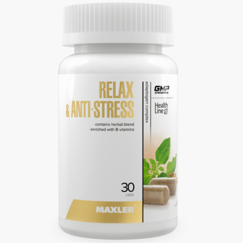 Добавка для нервной системы Relax & Anti-Stress 30 капсул (MAXLER)