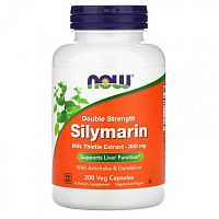 Silymarin Milk Thistle Extract 300 мг with Artichoke & Dandelion 200 капсул (Now Foods)
