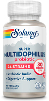 Multidophilus probiotic 30 Billion CFU 24 Strains 60 вег капсул (Solaray)