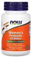 Women's Probiotic 20 Billion (Пробиотик для женщин 20 млрд КОЕ) 50 вег капс (Now Foods)