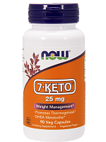 7-KETO 25mg 90 вег капсул (Now Foods)