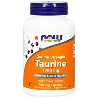 Taurine 1000 мг (Таурин) 100 вег капсул (Now Foods)