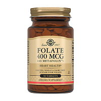 Folate (Metafolin 400 mcg) 50 таблеток (Solgar)