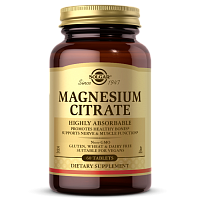 Magnesium Citrate (Цитрат магния) 60 таблеток (Solgar)