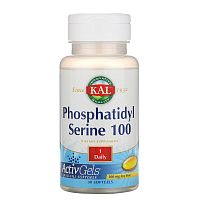 Phosphatidil Serine 100 мг (Фосфатидилсерин) 30 мягких капсул (KAL)