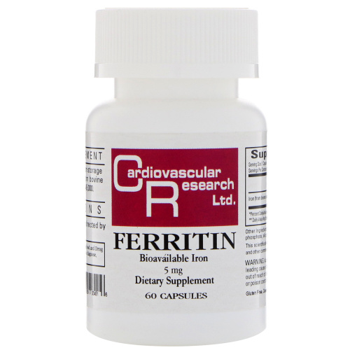 Ferritin 5 mg (Ферритин 5 мг) 60 капсул (Cardiovascular Research)