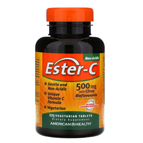Vitamin C Ester-C with Citrus Bioflavonoids 500 мг 225 таблеток (American Health)
