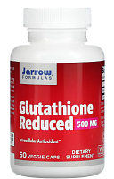 Glutathione Reduced (Глутатион восстановленный) 500 мг 60 вег капсул (Jarrow Formulas)