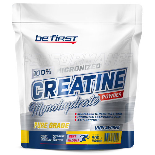 Micronized Creatine Monohydrate Powder (Креатин Моногидрат) 500 г (Be First)