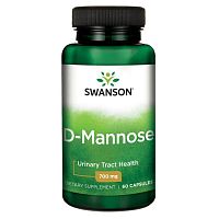 D-Mannose 700 mg (D-манноза) 60 капсул (Swanson)