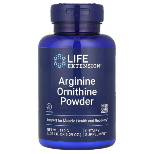 Arginine & Ornithine Powder (Аргинин и Орнитин) 150 г (Life Extension)