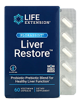 Liver Restore FLORASSIST (Восстановление печени) 60 вег капсул (Life Extension)