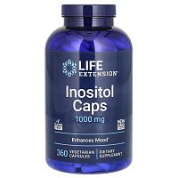 Inositol 1000 мг (Инозитол) 360 капсул (Life Extension)