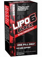 Lipo-6 Black Ultra Concentrate International 60 капсул (Nutrex)
