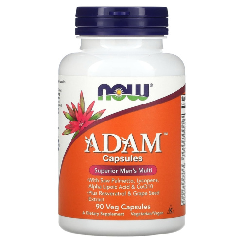 ADAM Superior Men's Multi 90 вег капсул (Now Foods)_