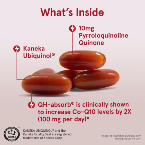 Ubiquinol, QH-Absorb + PQQ 30 мягких капсул (Jarrow Formulas) фото 2