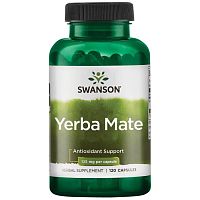 Yerba Mate 125 mg (Концентрат Листьев Мате) 120 капсул (Swanson)