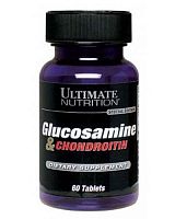 Glucosamine & Chondroitin 60 таблеток (Ultimate Nutrition)