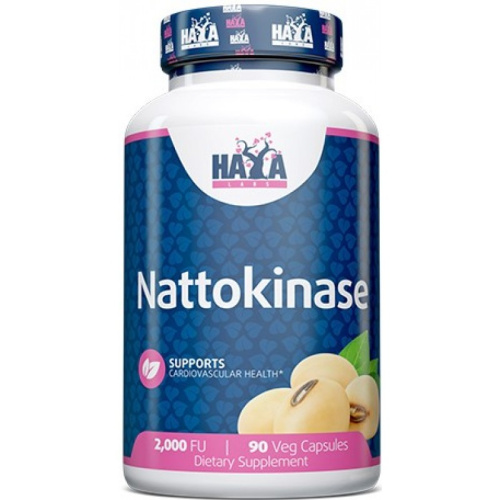 Nattokinase 2000 FU (Наттокиназа) 90 вег капсул (Haya Labs)