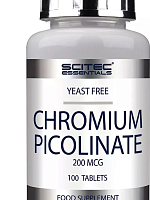 Chromium Picolinate 200 мкг (Пиколинат хрома) 100 табл (Scitec Nutrition) срок 01.23